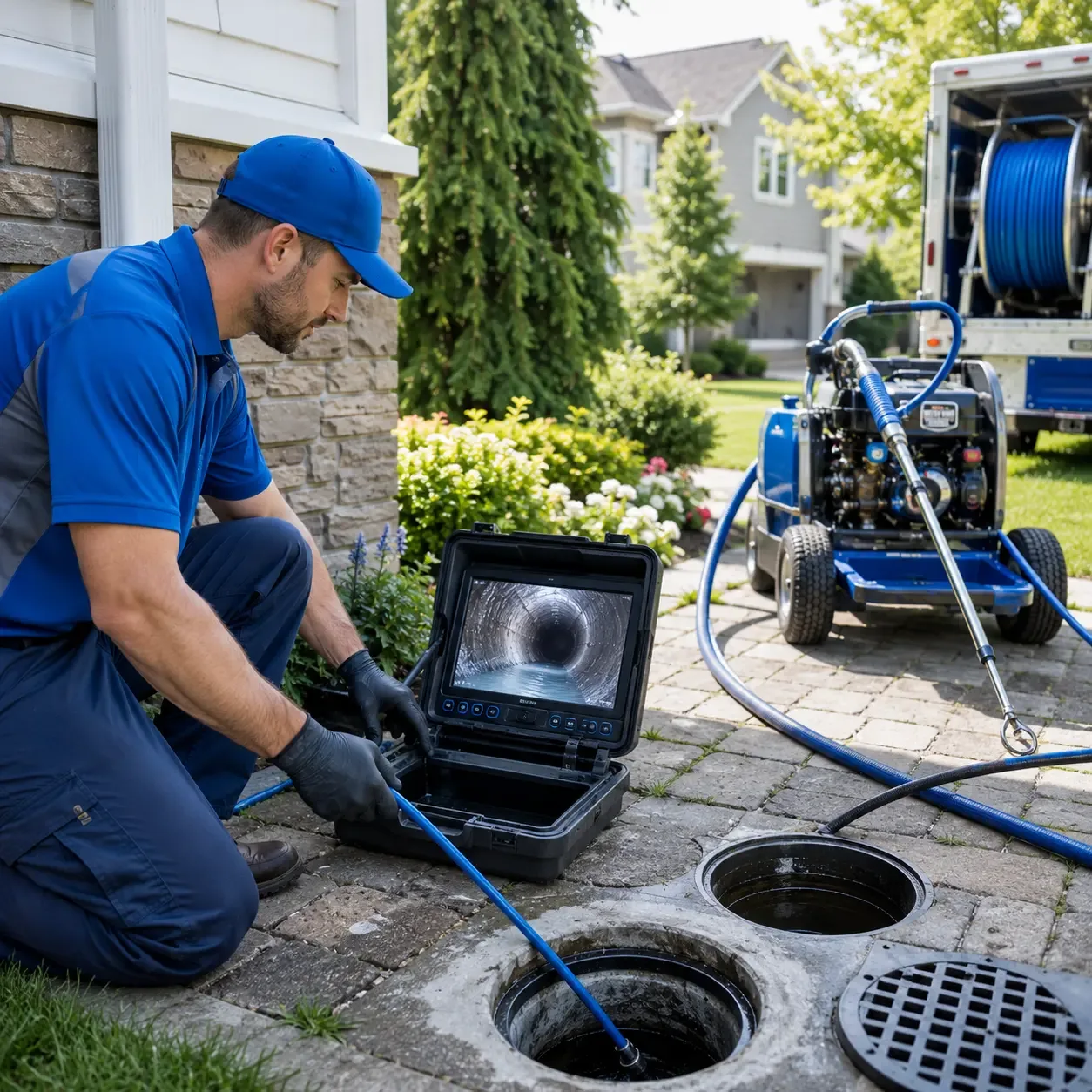 Outdoor drain cleaning professionals serving Plymouth, NH